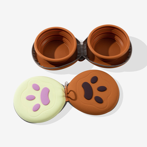 Tazón Doble de Silicona Plegable y Portátil para Mascotas, Perros y Gatos, Ideal para Viajes y Campamentos al Aire Libre, Venta al Por Mayor Personalizada - Product Image 3