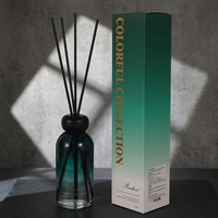 Diffuseur de parfum personnalisé, senteurs fraîches variées, bouteille artisanale, emballage de luxe, diffuseur à bâtonnets longue durée, non irritant