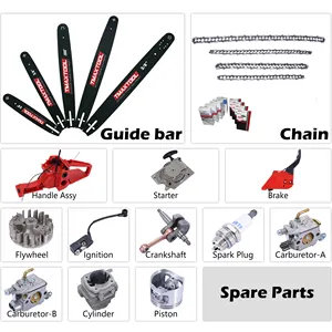 Pruning Chainsaw New Portable 8 Inch Top Handle 2-Stroke 18.3cc Mini Gasoline Pruning Hand Chain Saw