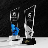 Trofeo de Cristal Personalizado Ecológico para Deportes y Fútbol, con Logotipo Grabado con Láser, Recuerdo o Premio