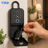 Serrure intelligente sans clé avec empreinte digitale biométrique, code numérique, porte-clés IC, clé de secours, contrôle par application Bluetooth pour la maison