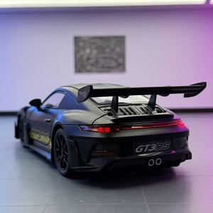 Modellini <span class=keywords><strong>Auto</strong></span> in Scala <span class=keywords><strong>1</strong></span>:<span class=keywords><strong>24</strong></span> Porsche 911 GT3RS con Suono e Luci, Veicolo Fuoristrada Giocattolo a Retrocarica, Modello Decorativo in Metallo Pressofuso - Product Image 6