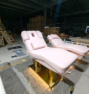 Professional Heating Electric 4 Motor Aesthetic Medical Examination Chair Spa Massage Lash Table Cosmetic Facial Beauty <b>Bed</b> - Product Image 4