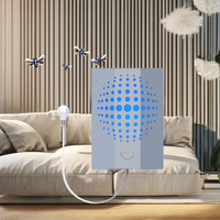 Piège à lumière LED intérieur électronique 365nm pour les moustiques Panneau de colle à insectes durable Contrôle sans cruauté des insectes