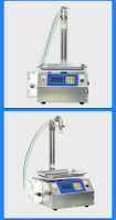 Máquina de llenado automático de líquidos y pastas de sobremesa A16 con equipo de control de peso para miel, leche, salsa, aceite comestible y crema cosmética