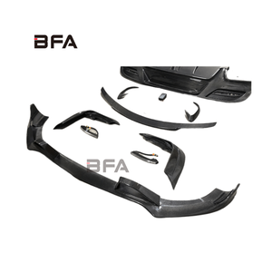 Para 2015-2019 <span class=keywords><strong>Mercedes</strong></span> <span class=keywords><strong>GLE350</strong></span> 450 Coupe actualizado estilo BS pala delantera de fibra de carbono labio delantero difusor trasero kit de carrocería - Product Image 5