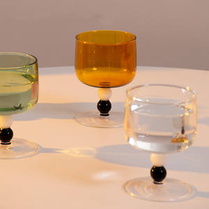 Solhui रचनात्मक मध्यकालीन हिट रंग गर्मी प्रतिरोधी गिलास कप और मग ग्लास कॉफी कप - Product Image 1