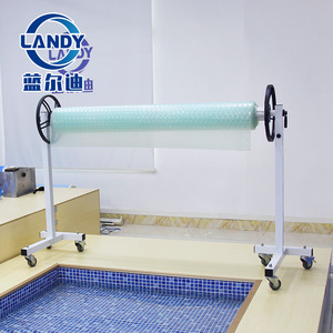 ม้วนคลุมสระว่ายน้ำแลนดี้ รุ่น 110L-U95 ทำจากอลูมิเนียมอัลลอยด์ ปรับความยาวได้ สำหรับสระว่ายน้ำส่วนตัวในบ้านพักตากอากาศ - Product Image 1