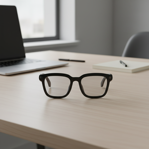 Lunettes de photographie intelligentes IA avec <span class=keywords><strong>suivi</strong></span> d'activité et chargement USB-C, conception ultra-compacte à conduction osseuse - Product Image 1