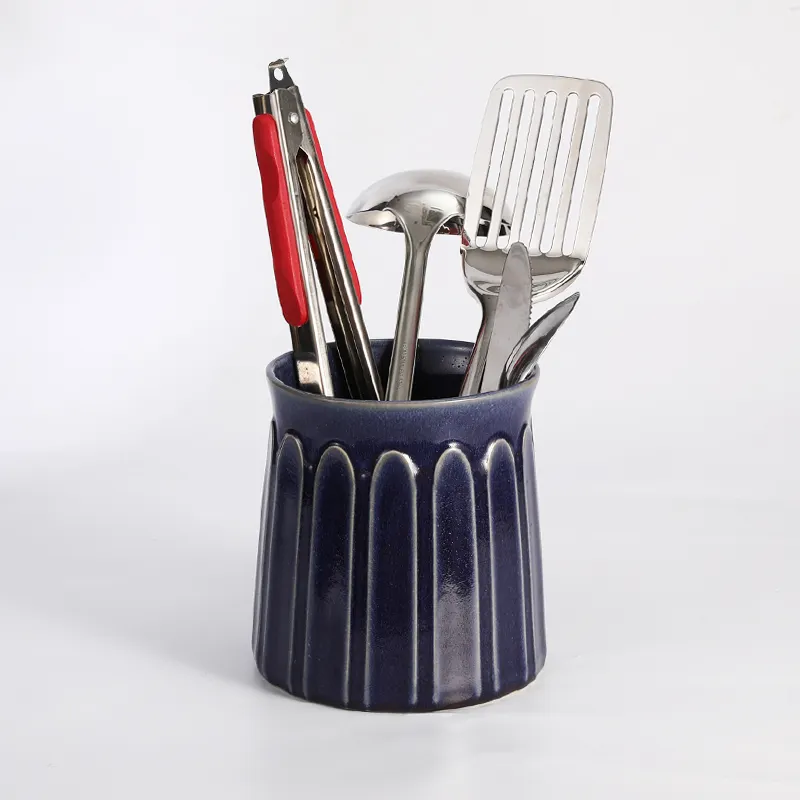 Tivray stoviglie per la casa personalizzate cucinare utensili da cucina cucchiaio conservazione bacchette da cucina forchetta coltello cucchiaio supporto in ceramica