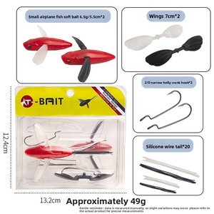 <span class=keywords><strong>Esca</strong></span> da Pesca Micro Dodge 55mm 6.5g, 2 Pezzi/Confezione, Ali Morbide in TPE, per Pesca a Traina in Acqua Salata, <span class=keywords><strong>Esca</strong></span> per Luccio, Spigola, Salmone, HBS10 - Product Image 5