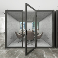 Cabine acoustique insonorisée amovible pour bureau, cabine silencieuse pour appels téléphoniques, mobilier de bureau, pods de réunion