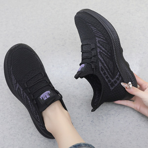 Zapatos deportivos de suela gruesa personalizados para <span class=keywords><strong>mujer</strong></span>, <span class=keywords><strong>tenis</strong></span> de senderismo con aumento de altura a la moda, transpirables con cordones para verano al aire libre - Product Image 2