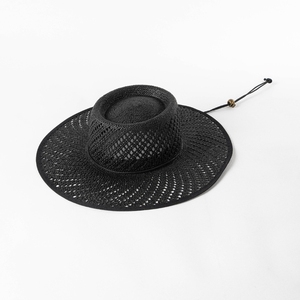 A041703 <span class=keywords><strong>Sombrero</strong></span> <span class=keywords><strong>de</strong></span> Paja Estilo Verano para Viaje, <span class=keywords><strong>Sombrero</strong></span> Cordobés con Cuerda Antiviento, <span class=keywords><strong>Sombrero</strong></span> <span class=keywords><strong>de</strong></span> Sol <span class=keywords><strong>de</strong></span> <span class=keywords><strong>Ala</strong></span> <span class=keywords><strong>Ancha</strong></span> para Playa - Product Image 2