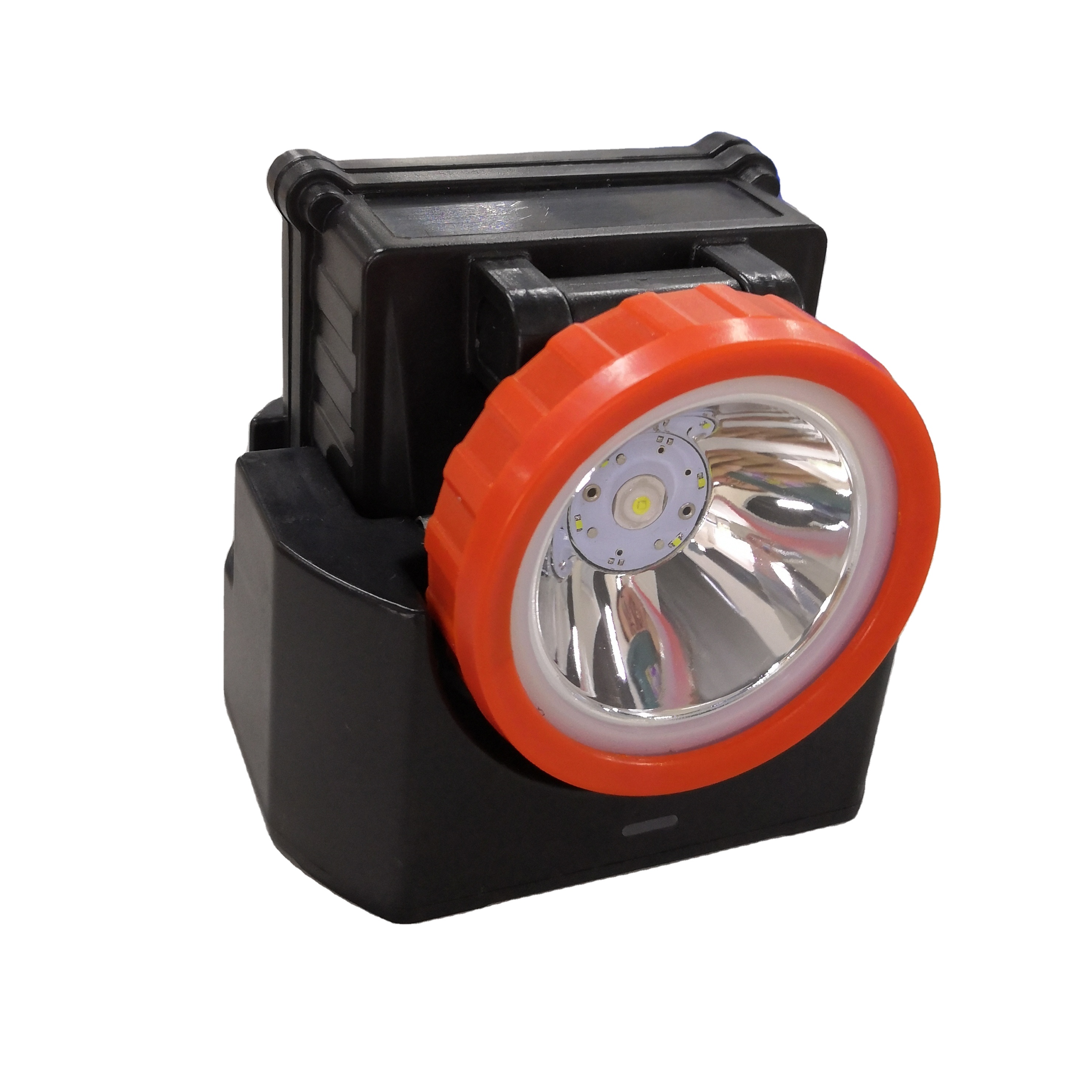 ATEX certified cordless integrated LED headlamp with SOS strobe mode