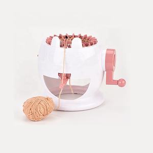 Factory Wholesale Sewing Notions Children's Gift Diy Knitting <strong>Machine</strong> 22 Needle White Rabbit Knitting Wool <strong>Machine</strong> Send <strong>Crochet</strong> - Product Image 2