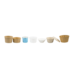 Eco-Friendly Compost Disposable <strong>Mini</strong> <strong>Paper</strong> Sauce <strong>Cups</strong> with Custom Sizes for Sugar &amp; Cookie Dipping - Product Image 3