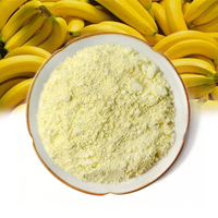 Poudre de banane naturelle 100% pure et séchée pour les smoothies, ingrédient de pâtisserie, saveur naturelle de banane