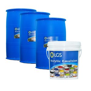 Émulsion de copolymère acrylique à base d'eau, non toxique, écologique, matière première pour la production de revêtements muraux intérieurs et extérieurs - Product Image 1