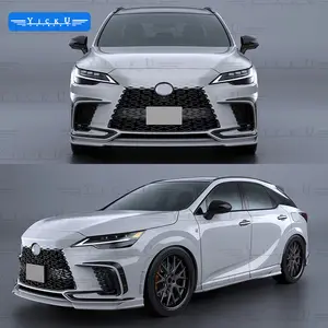 High Quality Carbon Fiber Front Lip Side Skirt Rear Lip Spoiler Top Wing Wheel Arch Suitable For Lexus 2023 RX 500H