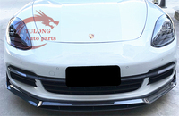 Becquet de pare-chocs avant en fibre de carbone de haute qualité pour Porsche Panamera 971 2017-2019