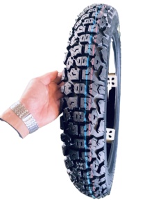 Pneu de moto FLORESCENCE robuste 4.00-8 6PR / 8PR <span class=keywords><strong>sans</strong></span> chambre à air en caoutchouc pour tricycle, remorque, scooter, haute capacité de charge - Product Image 1