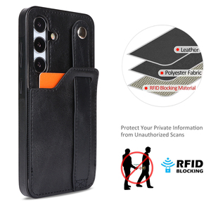 RFID blocco Retro porta carte in pelle PU custodia per <span class=keywords><strong>Samsung</strong></span> A32 morbida antiurto Cover posteriore per <span class=keywords><strong>Samsung</strong></span> S23 S24 - Product Image 5