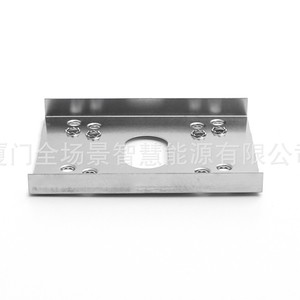 Placa de puesta a tierra de acero inoxidable para paneles solares con orificio y tornillos para protección contra rayos - Product Image 3