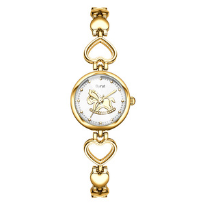 Reloj de pulsera creativo con diseño de corazón, de aleación, resistente al agua, para mujer, con movimiento de cuarzo. - Product Image 5