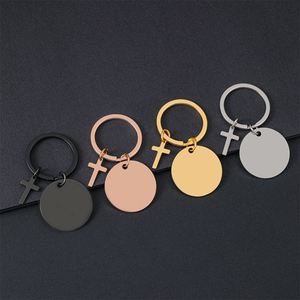Pendentif vierge personnalisable, impression UV durable, gravure laser, logo, nom, porte-clés en acier inoxydable - Product Image 1
