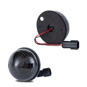 8 Uds Kit de actualización de Led para <span class=keywords><strong>Land</strong></span> <span class=keywords><strong>Rover</strong></span> 90/110 1983-1990 <span class=keywords><strong>Defender</strong></span> 1990-2016 ámbar rojo blanco actualización delantera redonda Led luz indicadora - Product Image 1