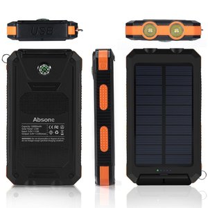 Banco de energía Solar portátil de 20000mAh, cargador de batería externo móvil <span class=keywords><strong>para</strong></span> <span class=keywords><strong>iPhone</strong></span> y Xiaomi - Product Image 3