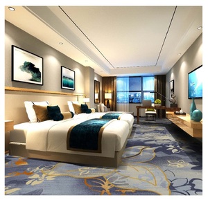 Su misura di lusso Hotel <span class=keywords><strong>tappeto</strong></span> rotolo di poliammide macchina trapuntato floreale blu morbido del casinò tappeti Tapis sala da ballo <span class=keywords><strong>camera</strong></span> da letto con STARZ - Product Image 2