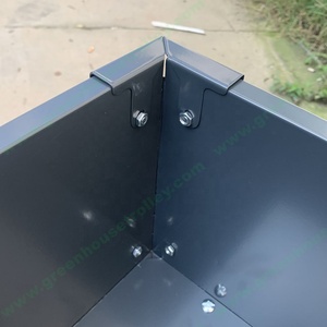 Jardinera Elevada con Patas, Caja <span class=keywords><strong>de</strong></span> Cultivo Elevada <span class=keywords><strong>para</strong></span> Exteriores, <span class=keywords><strong>para</strong></span> Flores y Vegetales, Acero con Recubrimiento en Polvo, Uso Diario - Product Image 6