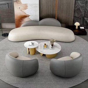 Di lusso stile americano soggiorno mobili soggiorno divano braccio destro divano irregolare divano combinazione - Product Image 4