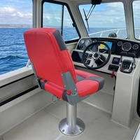 Siège pliant pour capitaine de bateau Allshine Marine, dossier haut, durable, imperméable, en vinyle