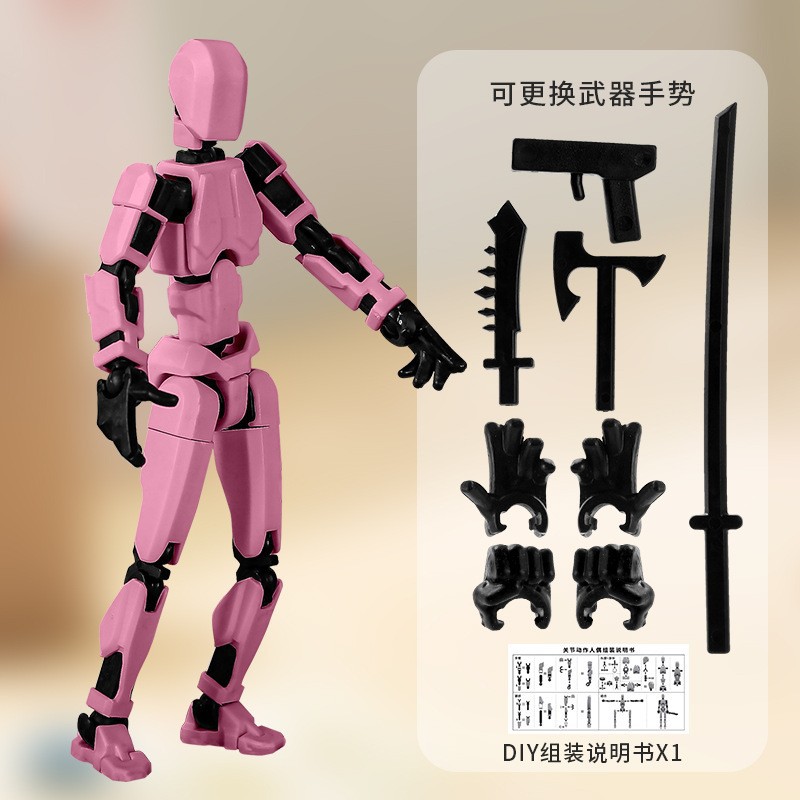 Quatrième génération - Grand Mech rose [4 armes 4 modes] en sac