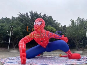 Decoración Inflable de Spider-Man de 5m para Niños, Personaje de Película de Dibujos Animados, Spider-Man Gigante Inflable - Product Image 1