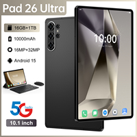 Tablet PC S26Ultra Langsung dari Pabrik 16G+1TB, Layar Sentuh 10.1 inci, Android 15, WiFi Dual-Band, WiFi + BT 5.0 - OEM ODM Didukung.