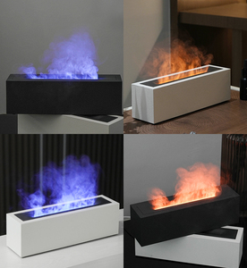 Diffuseur d'arômes volcanique AromaNano avec logo personnalisé, lumière de <span class=keywords><strong>flamme</strong></span>, humidificateur, huile essentielle, pour la maison, garantie 1 an - Product Image 2