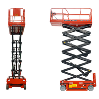 Plateforme élévatrice à ciseaux certifiée CE 6m 8m, mini table élévatrice à ciseaux, petit élévateur électrique, capacité 230 kg
