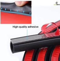 Cinta de Sellado Autoadhesiva de Silicona Negra Premium para Puertas y Ventanas, Uso en Exteriores