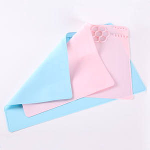 Tablero de dibujo de silicona para niños, alfombrilla de pintura, paleta artesanal de garabatos - Product Image 3