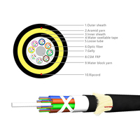 Cables de Comunicación YOFC Fiberhome, 12/24 Hilos, Franja Amarilla, Raya 48 Hilos, 96 Hilos, 144 Hilos, Cable de Fibra Óptica ADSS, 2KM/4KM, Precio