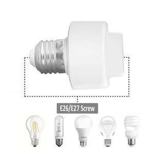 Prise intelligente Wi-Fi Yiweilian avec support de lampe E26/E27, télécommande sans fil pour téléphone, minuterie, prise UE, design en barre, pour usage domestique - Product Image 4