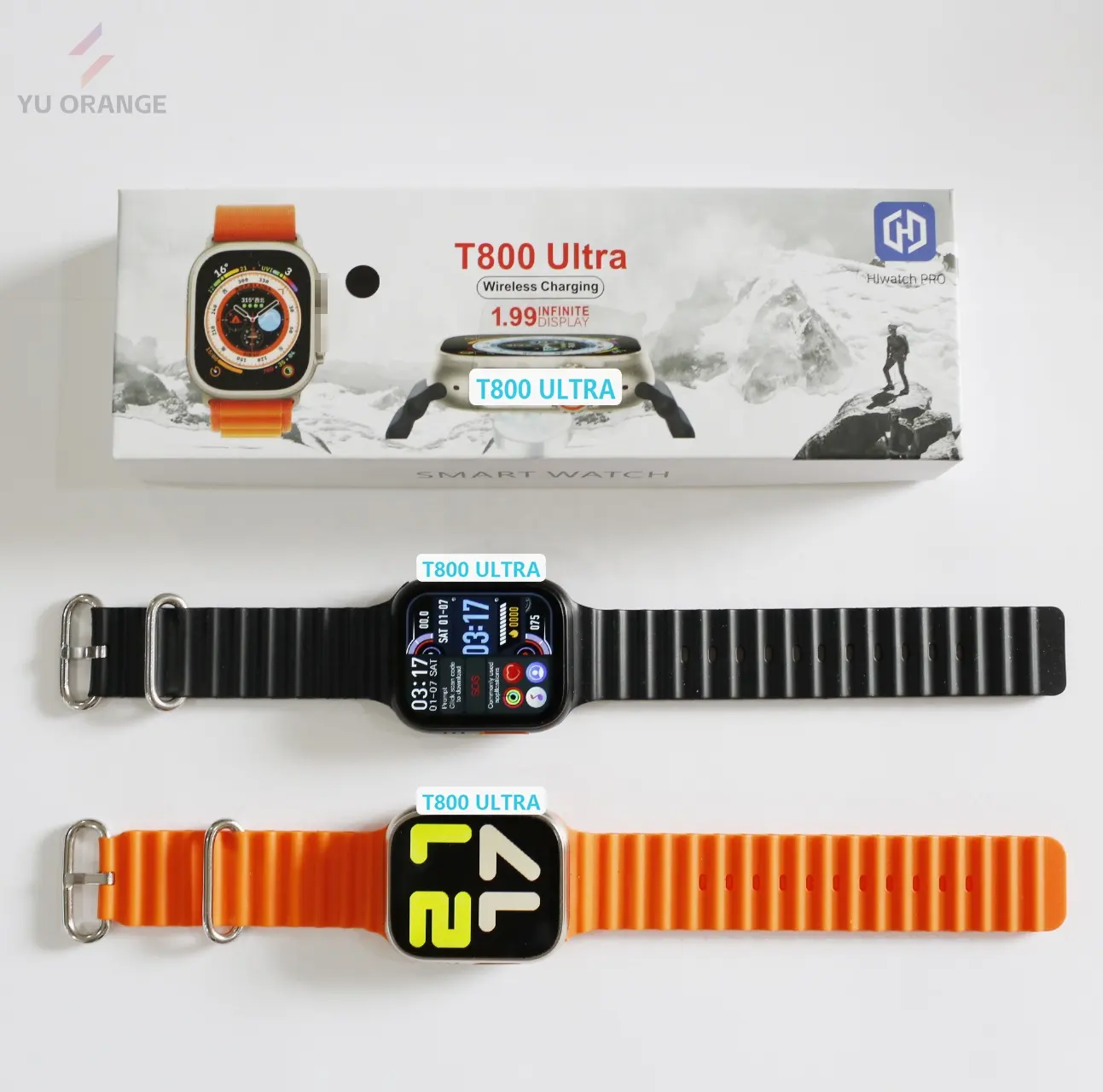 2023 T800 Ultra Smart watch Hiwatch pro APP Montre Reloj inteligente Heart rate BT Call T800ultra Smartwatch for watch series 8