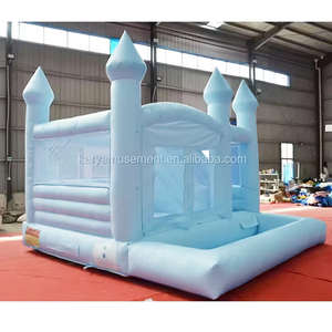 Venta al por mayor entretenimiento al aire libre niños inflable castillo hinchable princesa azul tobogán Combo saltar Castillo que rebota - Product Image 2