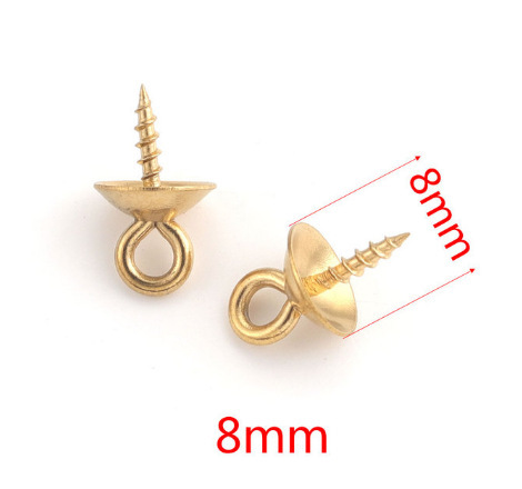 Or - Œil de mouton 1*4*10 soudé 8mm