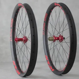 Углеродные колеса MTB 27,5er, ширина 50 мм, клинчерные Колеса 650B, обод для велосипеда из углеродного волокна, шина 3,0 дюйма для снежного велосипеда