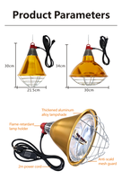 Abat-jour isolant pour lampe de type tube, pour l'élevage de volailles, d'agrolaiture, de porcelets et de poulets, avec garantie d'un an